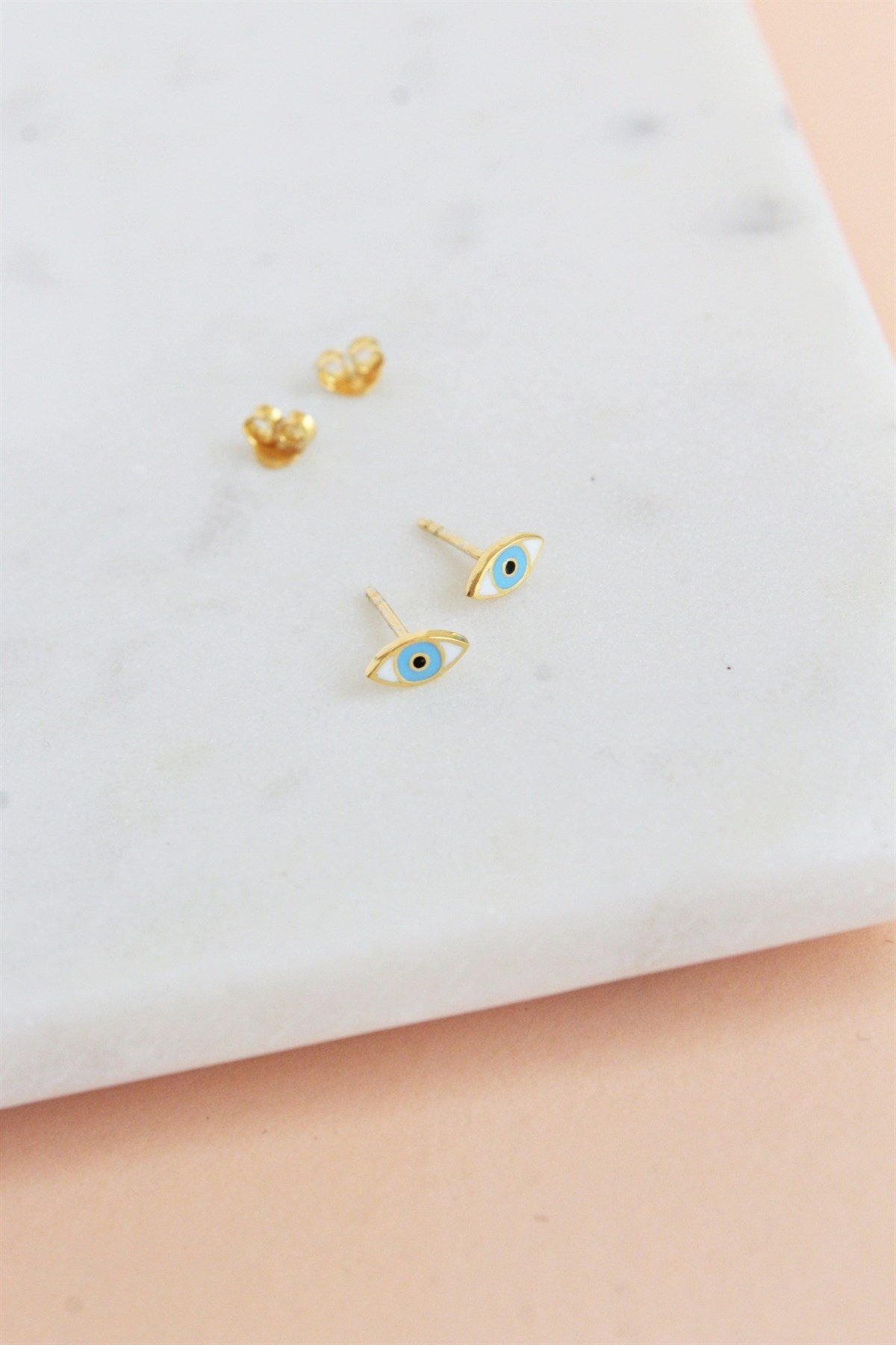 Nazar Göz Çivi Küpe