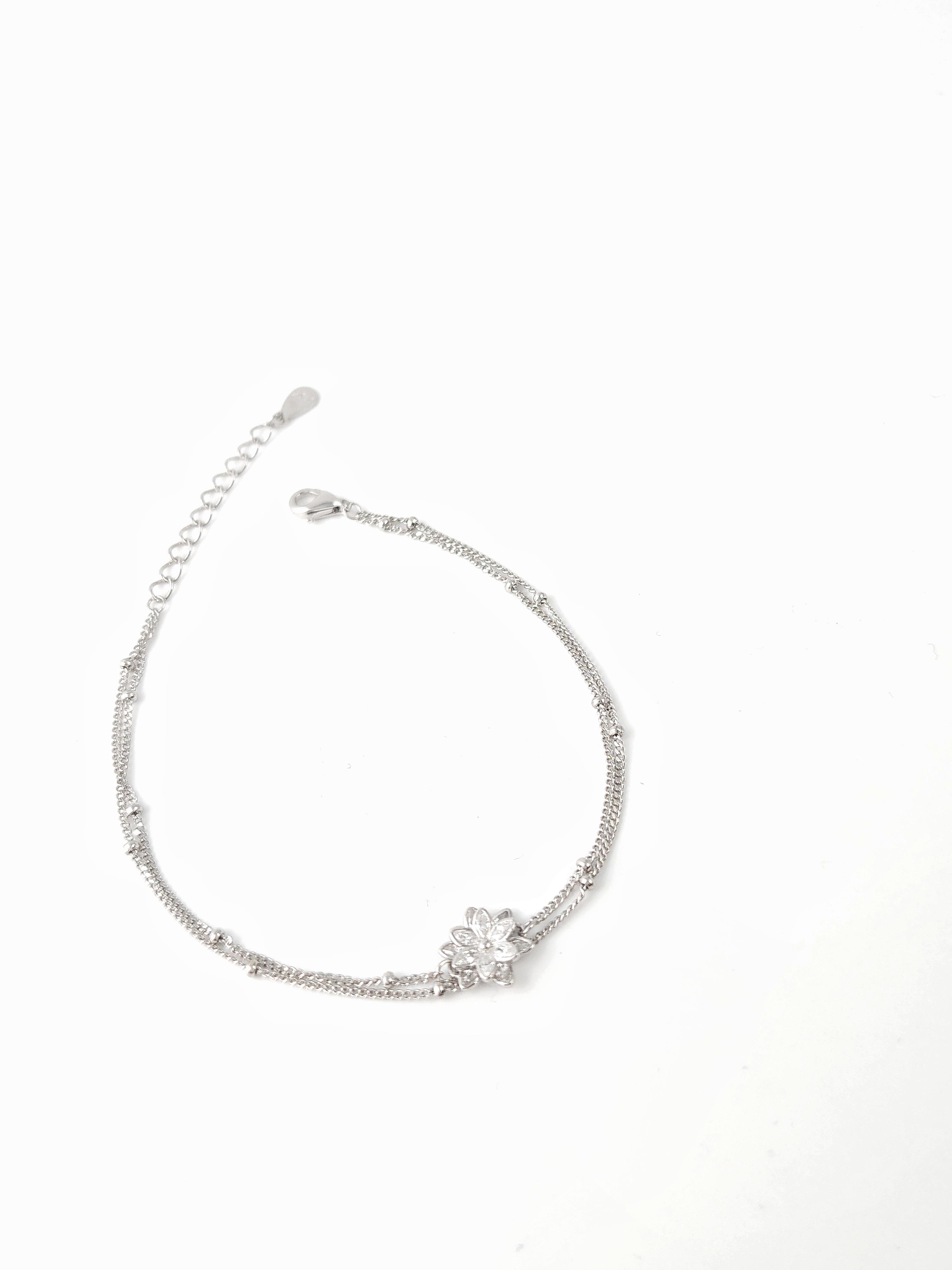 Papatya Çift Sıra Bileklik