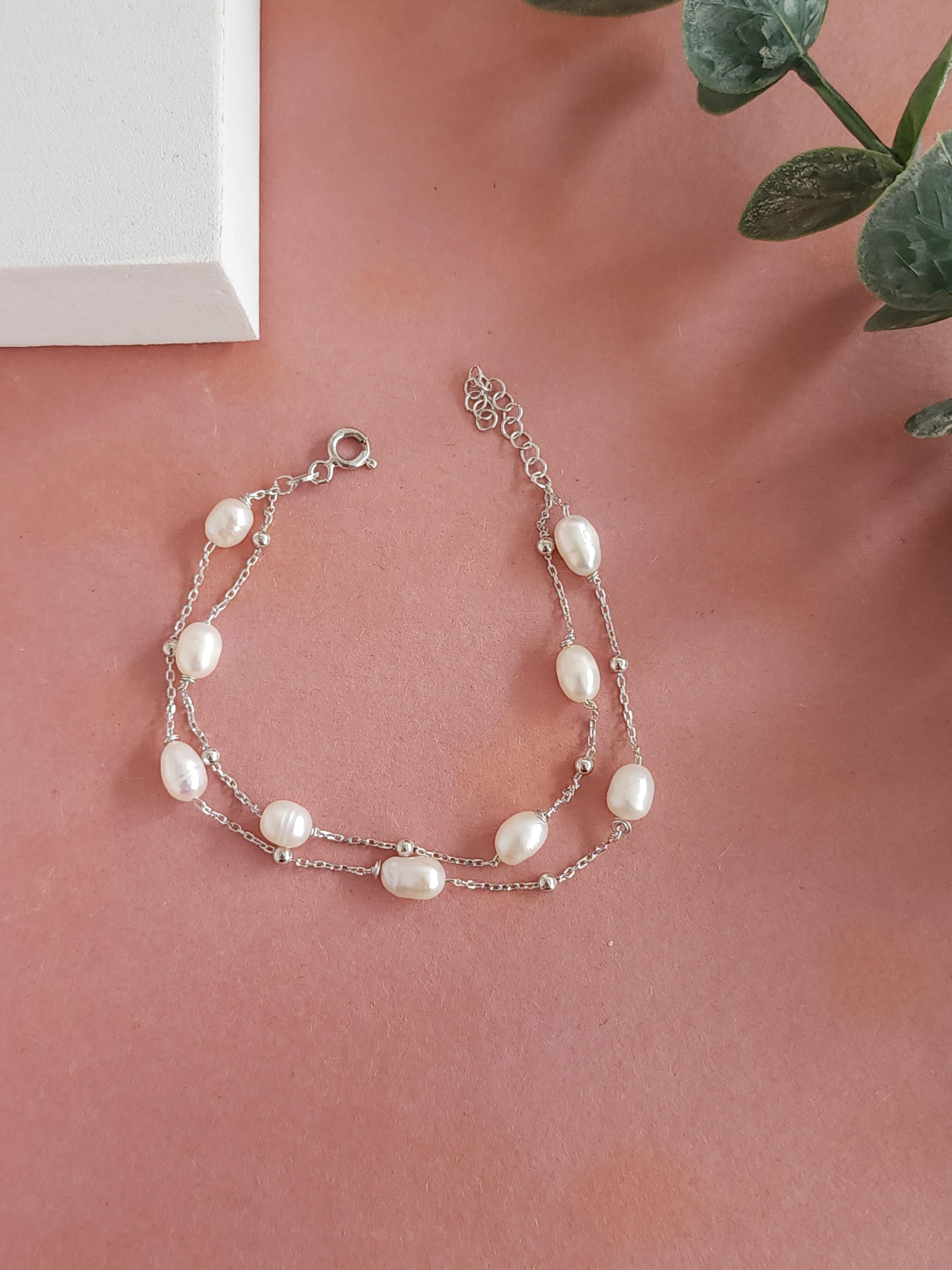 Perle Çift Sıra Bileklik