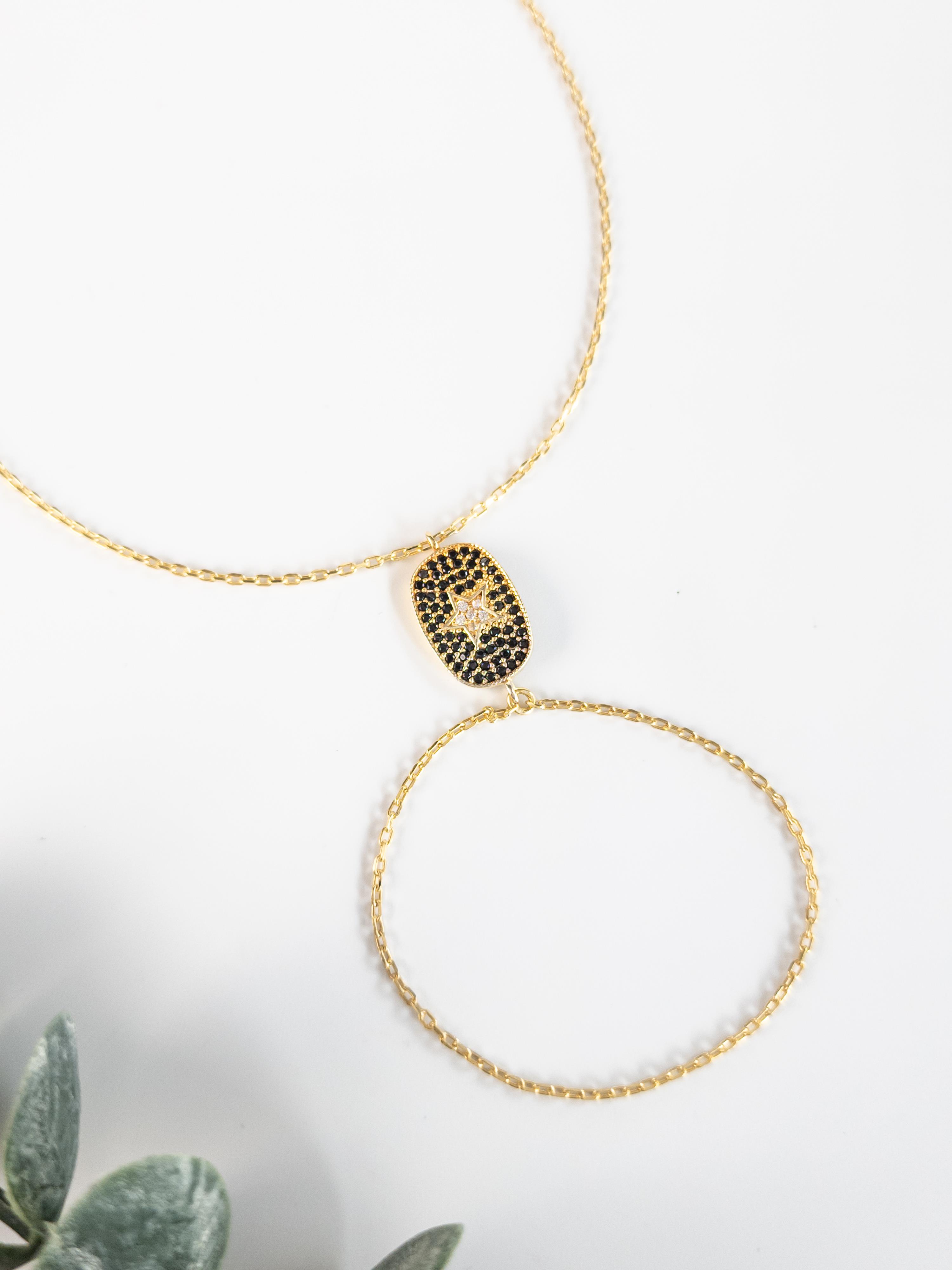 Siyah Zirkon Yıldız Şahmeran