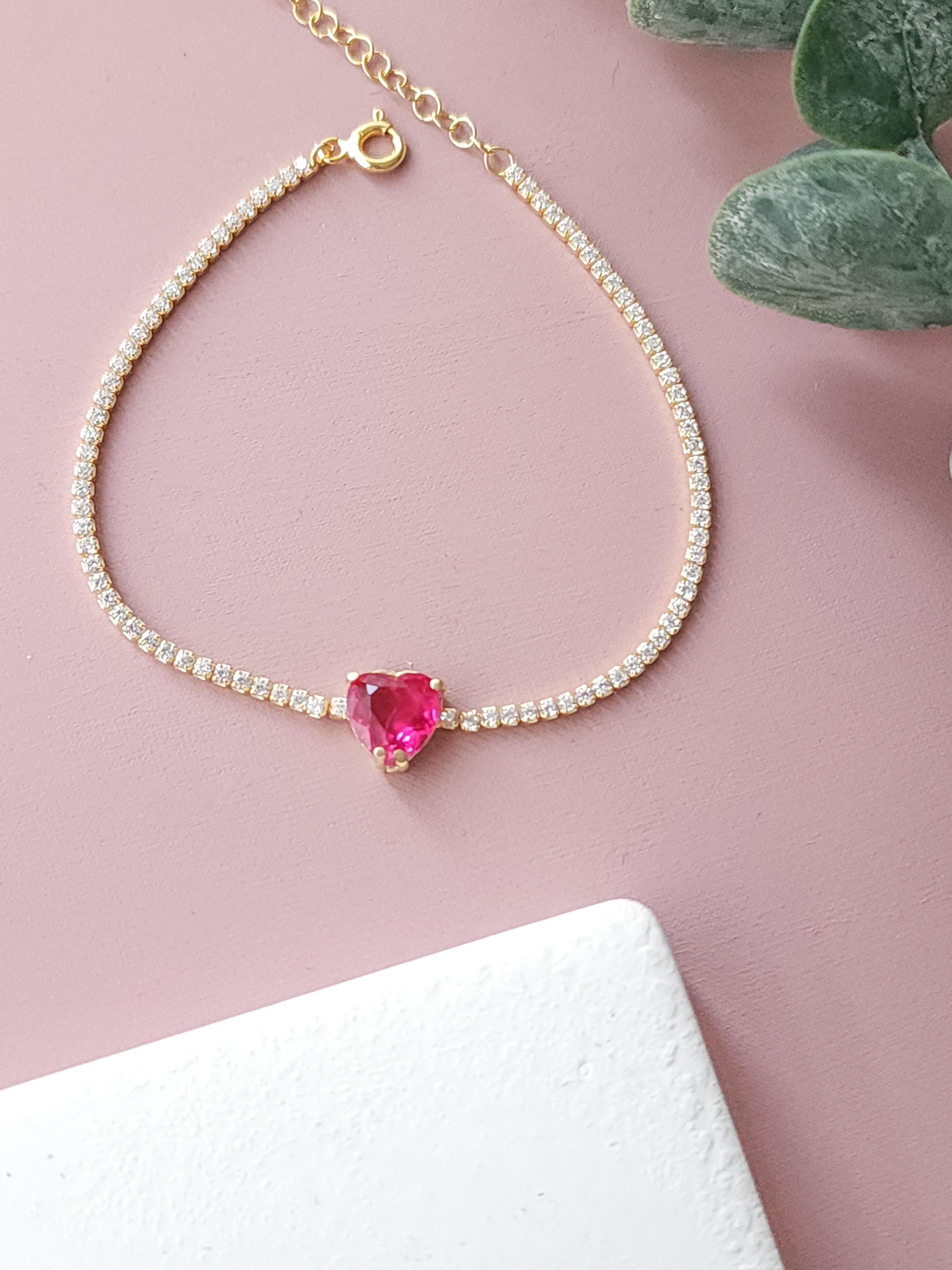 Su Yolu Kalp Bileklik