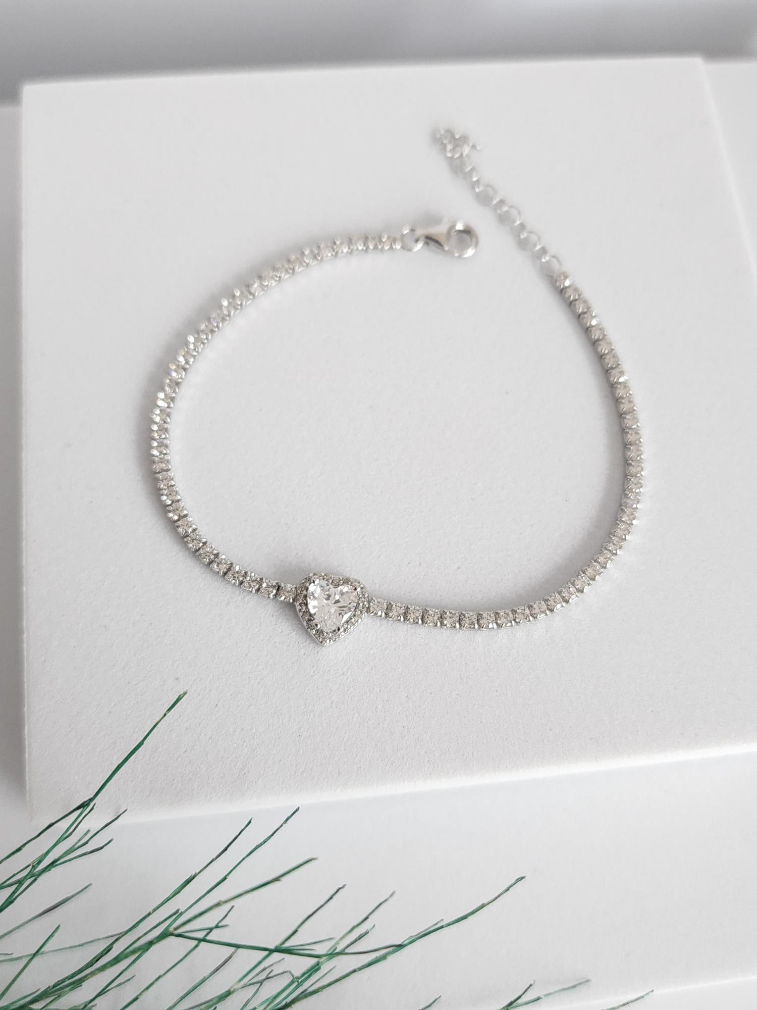 Su Yolu Kalp Bileklik