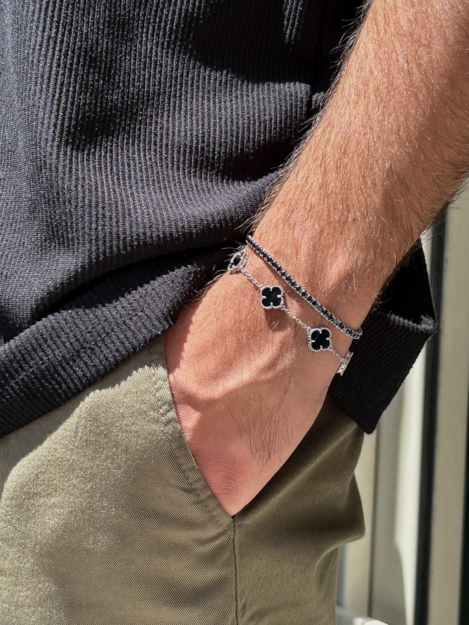 Tamtur Siyah Su Yolu Bileklik