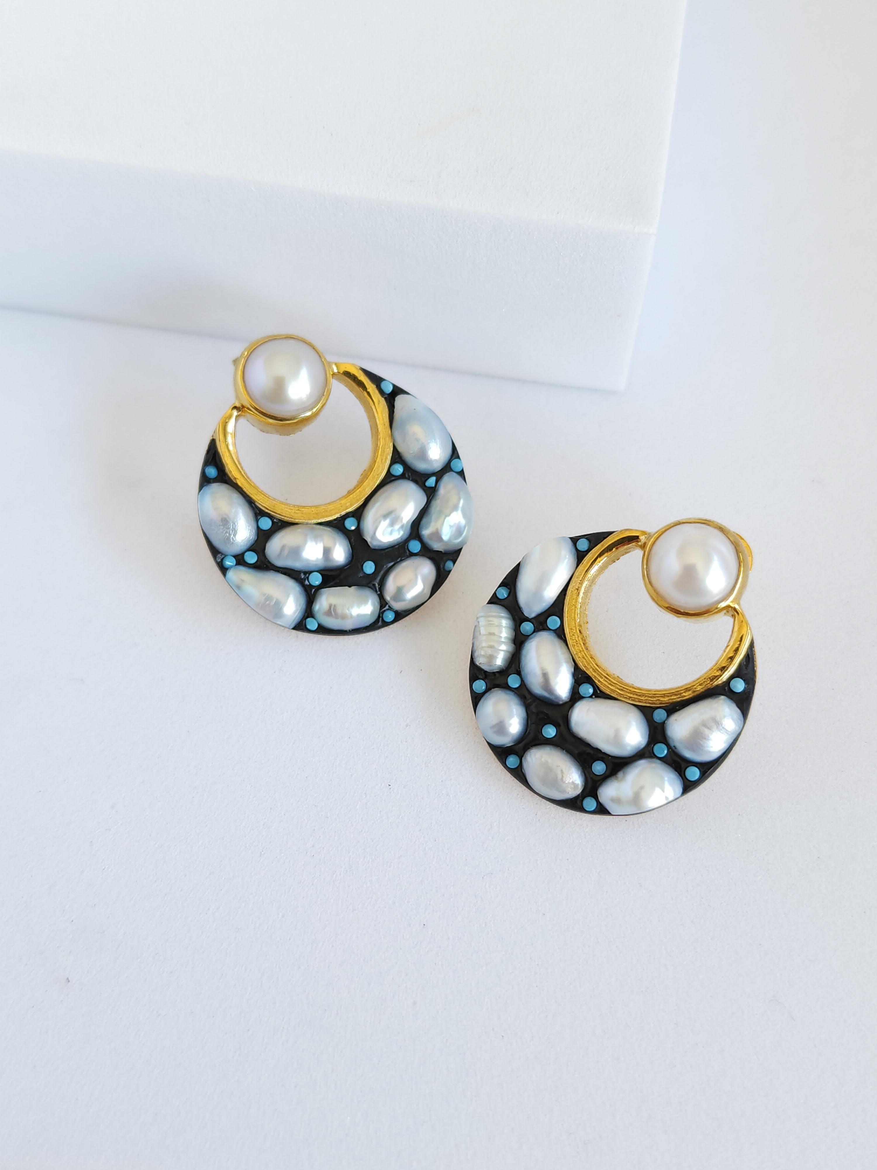 Tasarım Doğal Taş Küpe