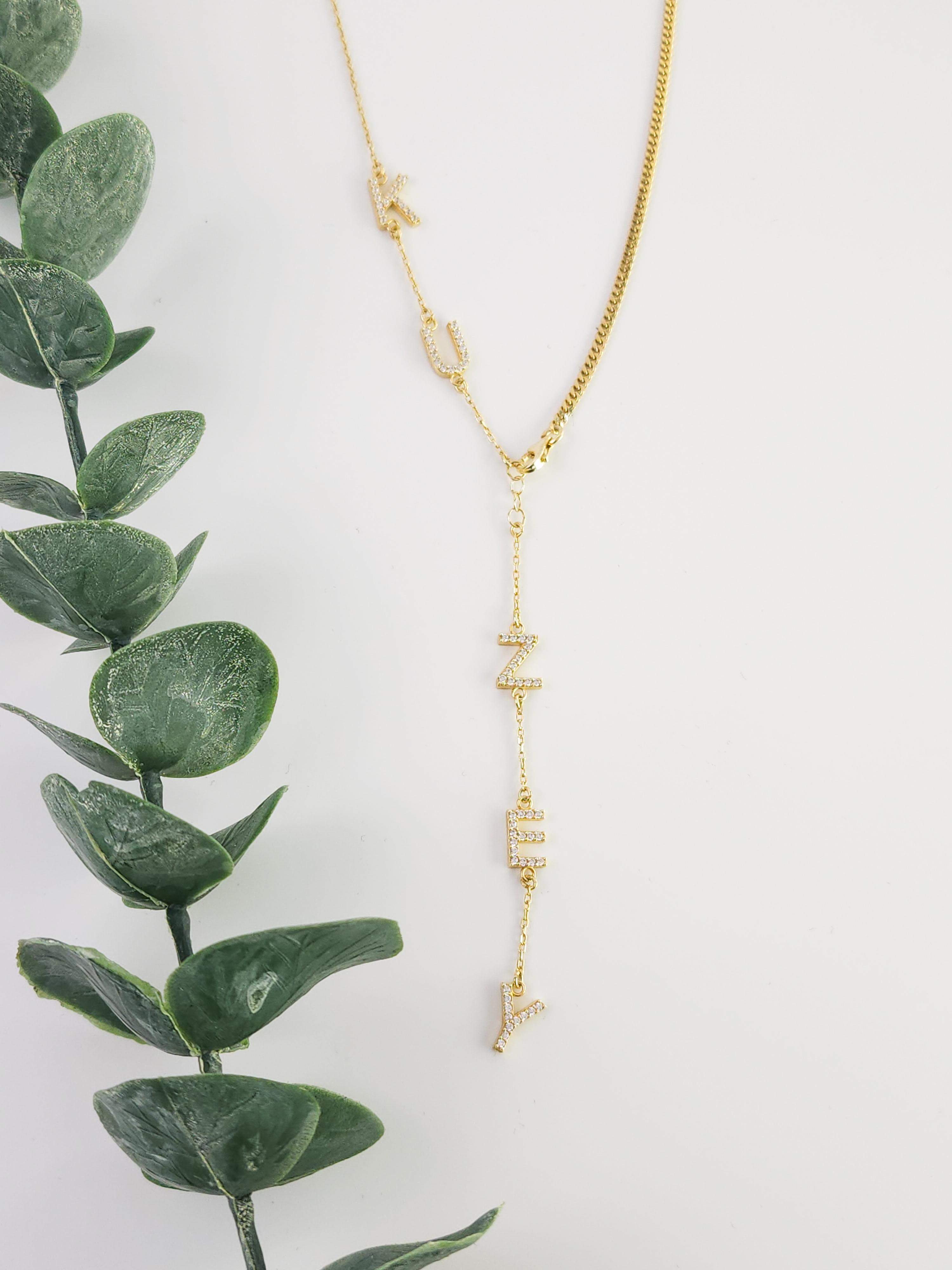 Tasarım İsim Kolye ( 6 - 9 Harf )