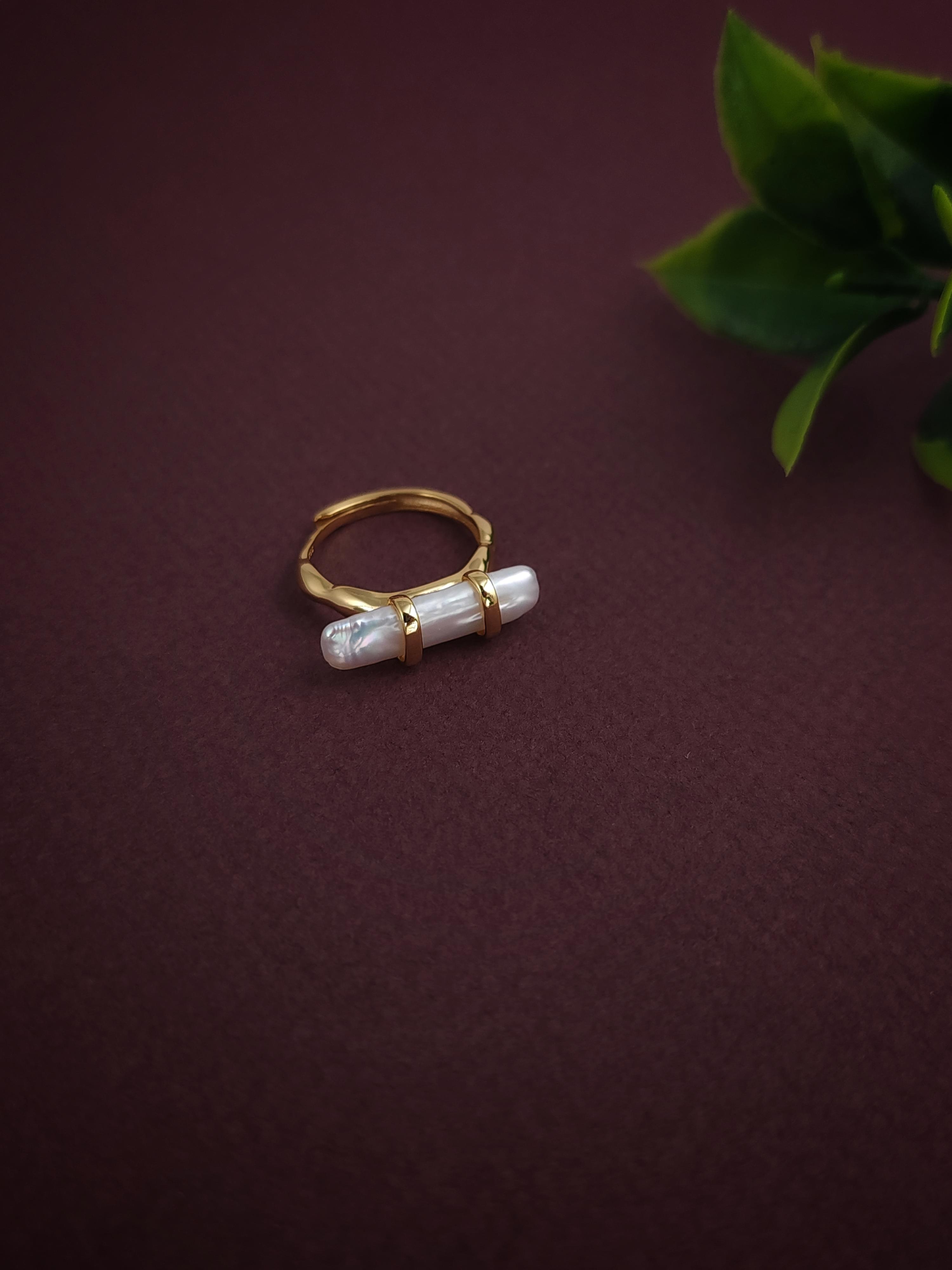 Tasarım İtalyan Sedef Yüzük