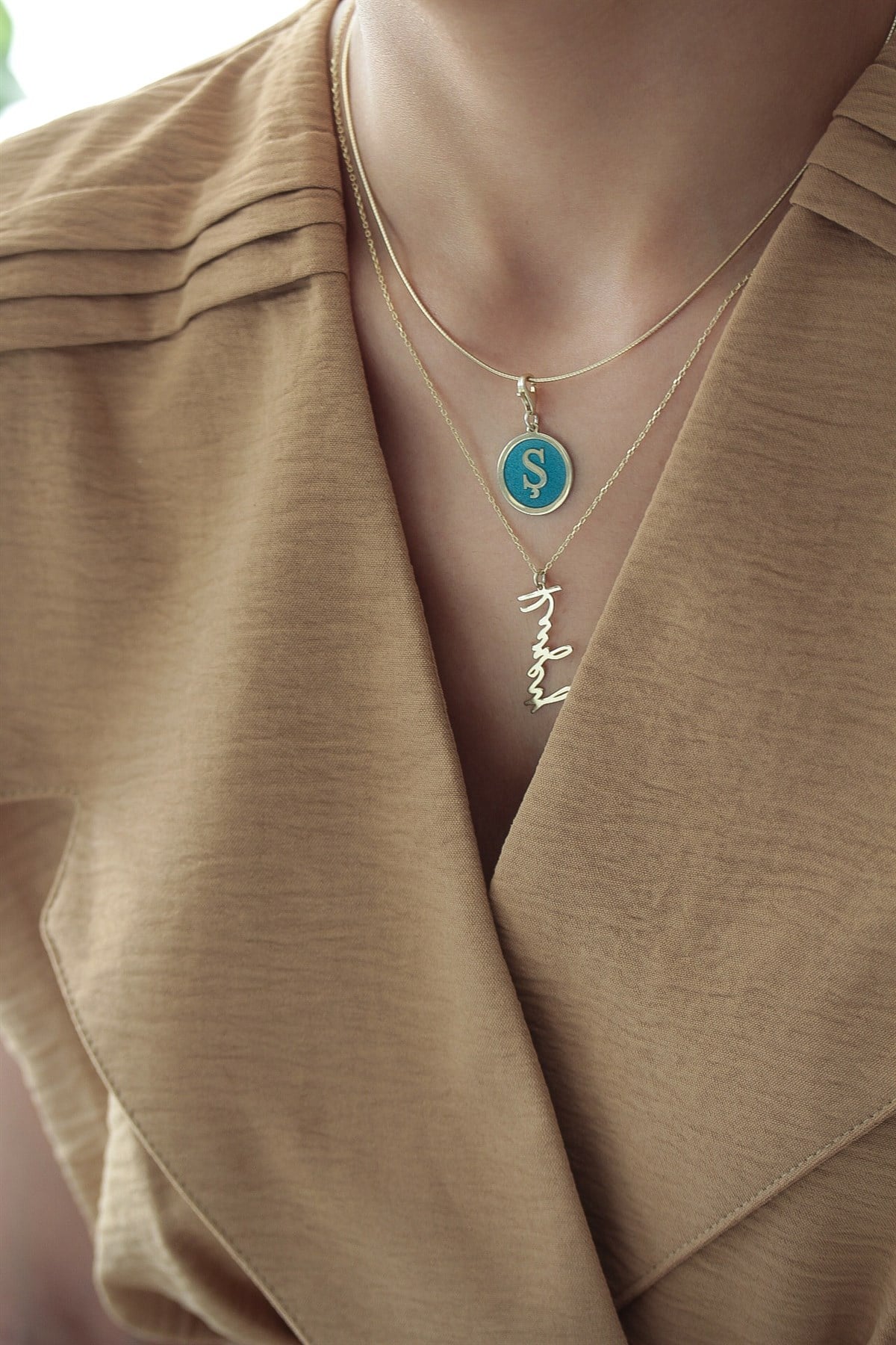 Tel Harf Kolye ( charm harf )