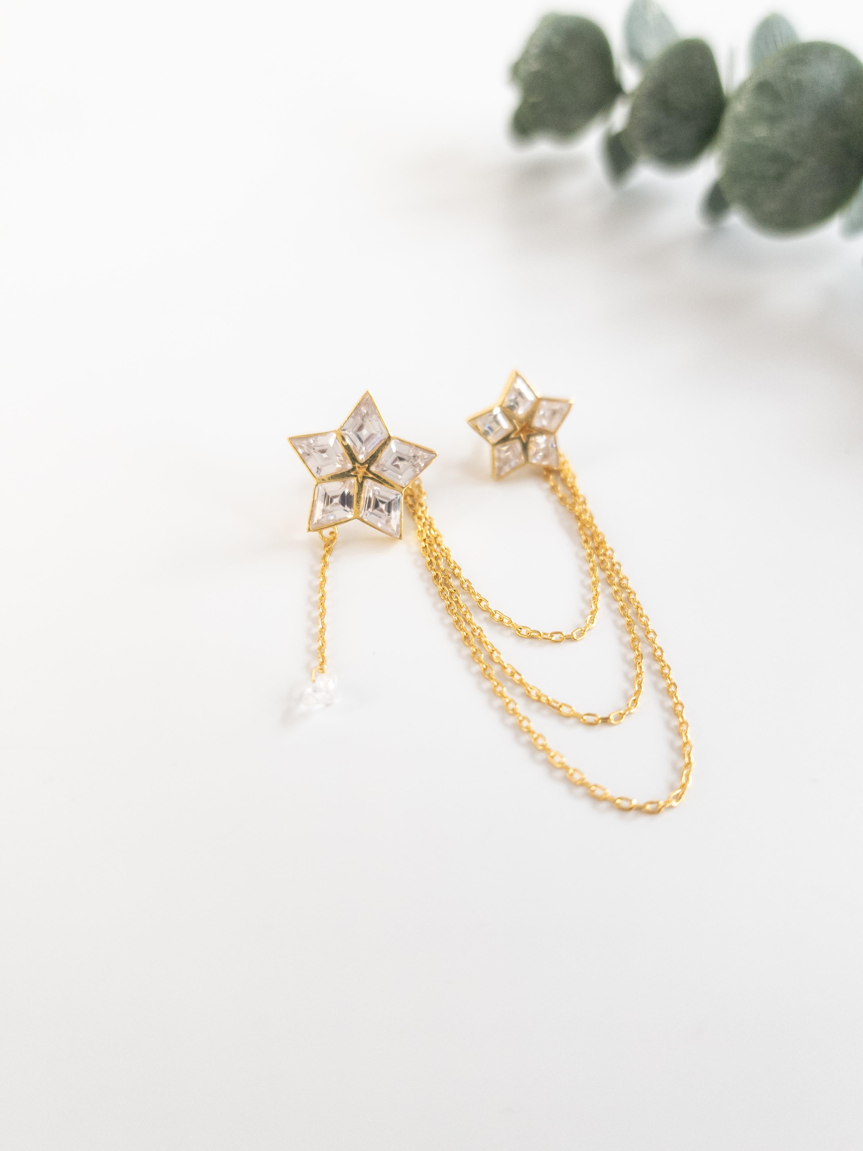 Yıdlız Zincir Küpe