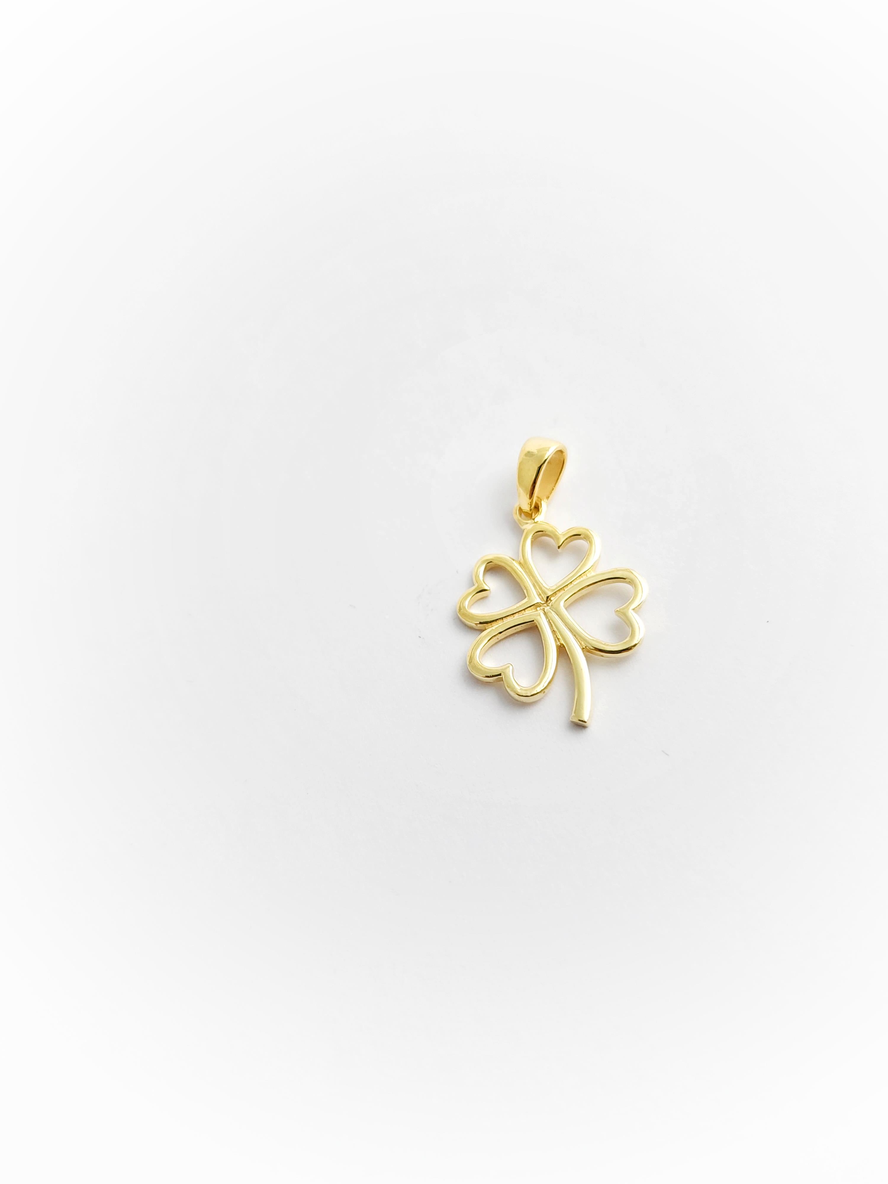 Yonca Kalp Kolye ( Tek Uç )