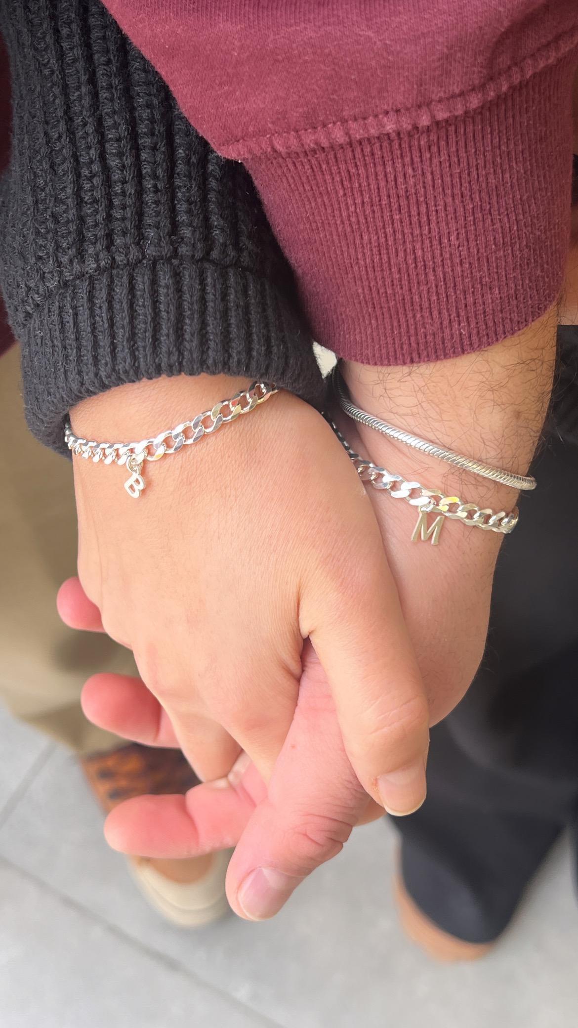 Zincir Harf Bileklik 5 ( Çift & Tek )