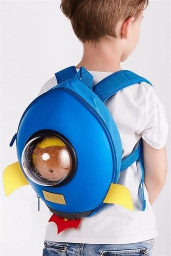 Supercute Rocket Sırt Çantası-Mavi