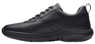 CLARKS CLARKSPRO LACE-BLACK LEATHER