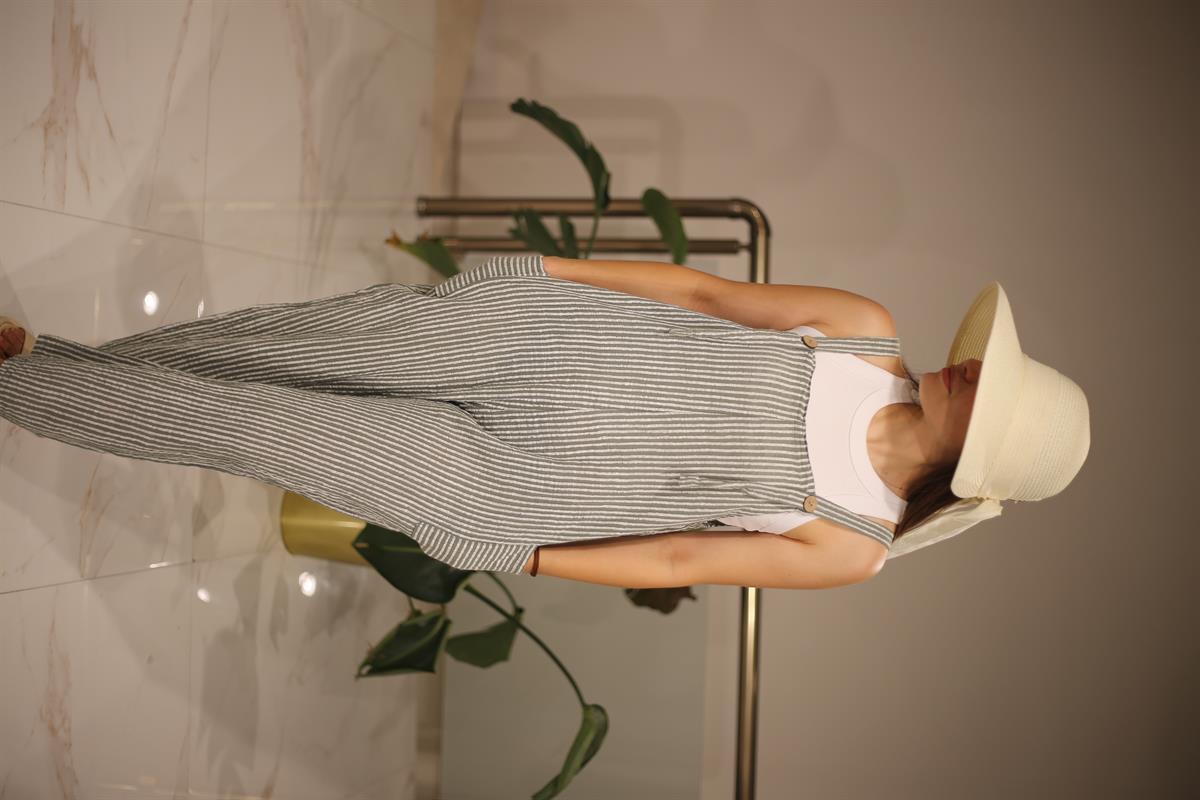 ÇİZGİLİ KOTON TULUM