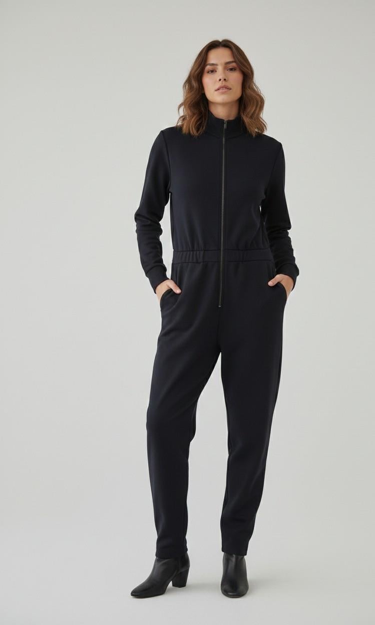 REISS DİK YAKA FERMUARLI TULUM