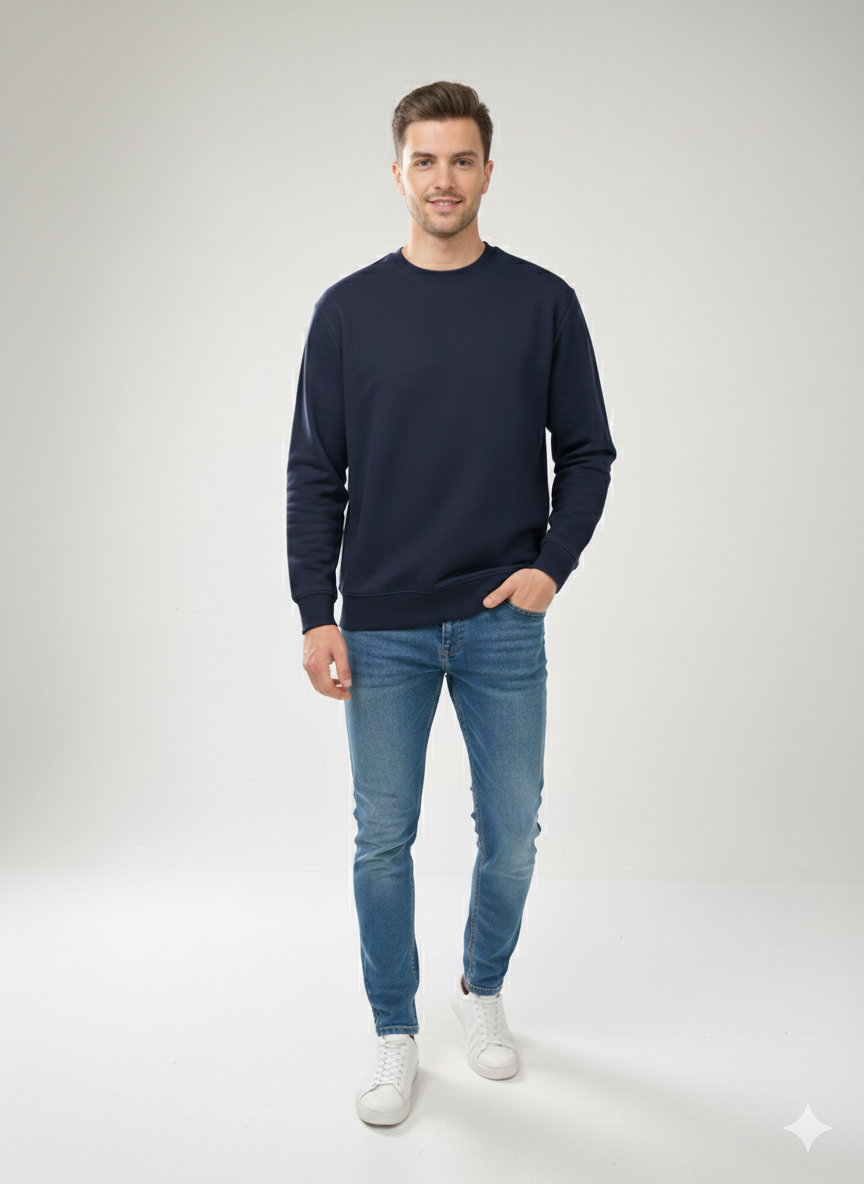 RELAX FIT DÜZ SWEAT