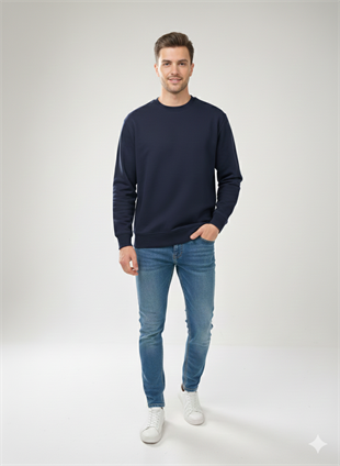 RELAX FIT DÜZ SWEAT