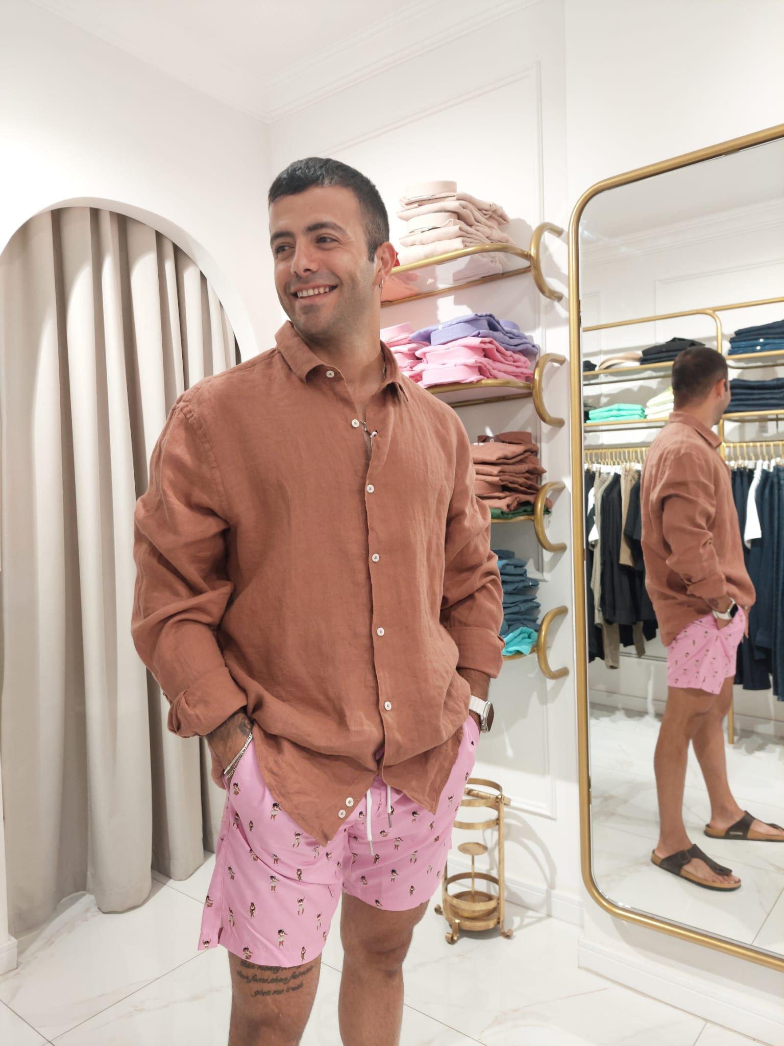 AFRİKAN KADIN DESENLİ DENİZ ŞORTU