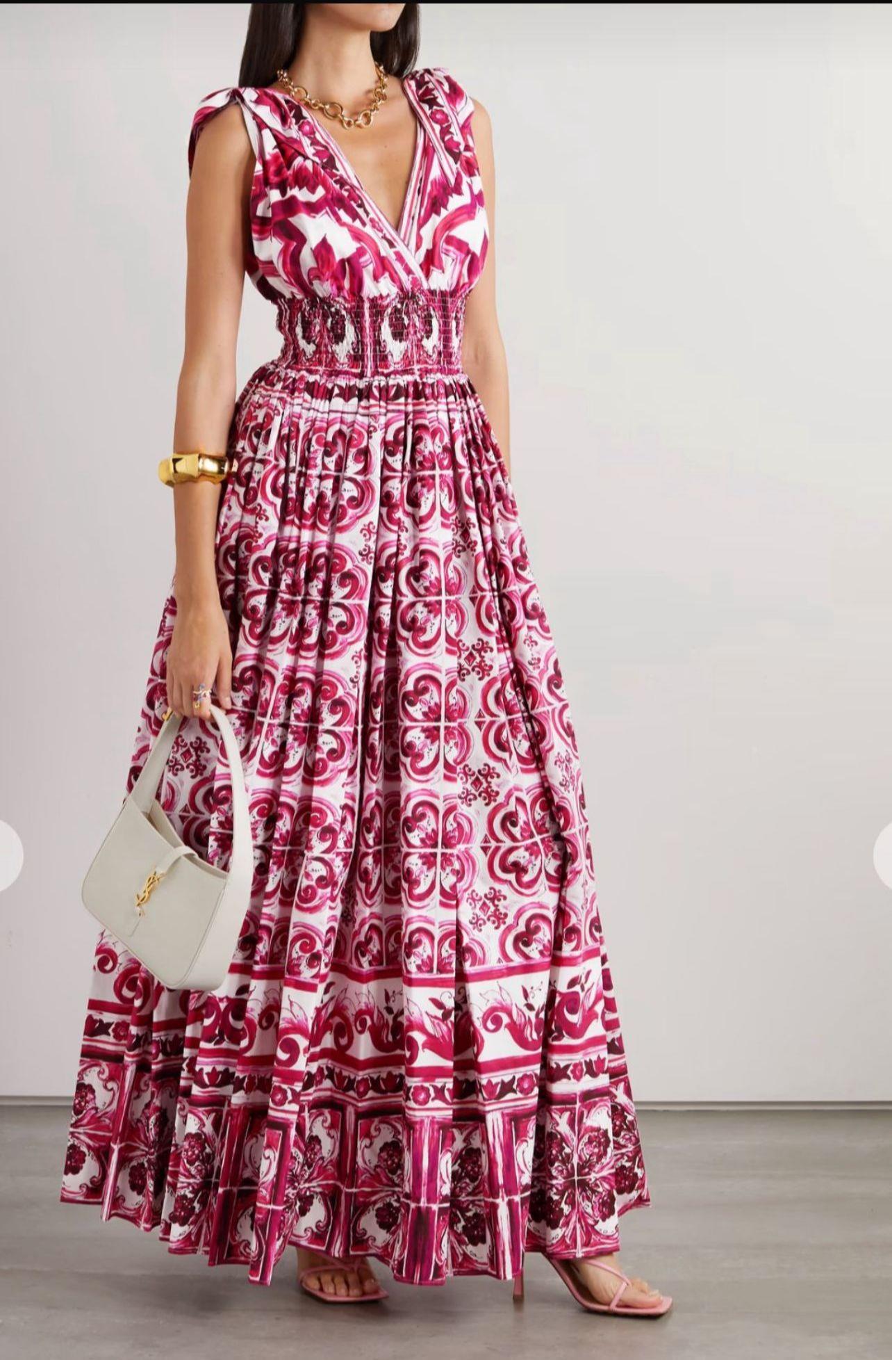 D&G DESEN KRUVAZE YAKA ELBİSE