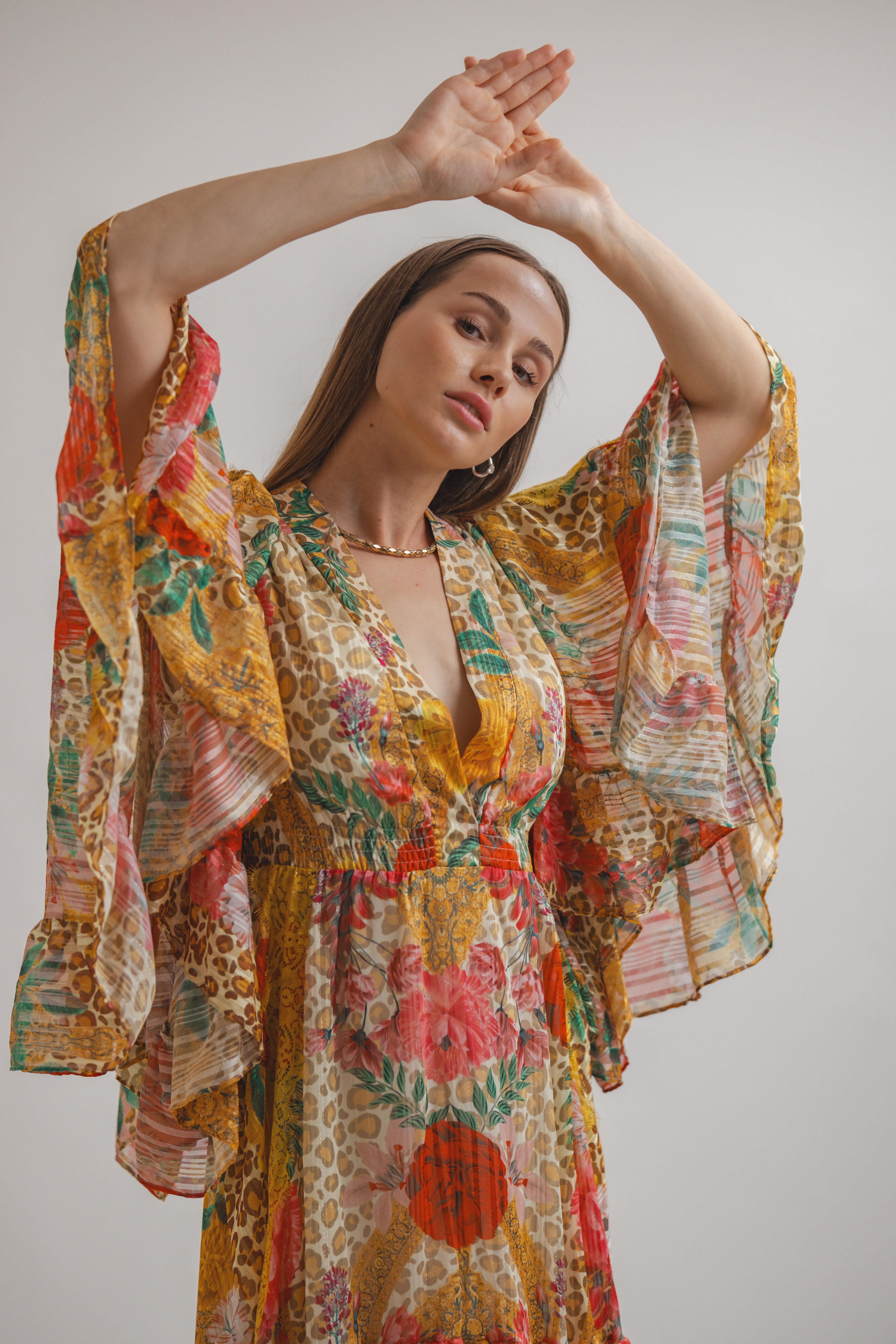 KAREN MILLEN FLORAL ELBİSE