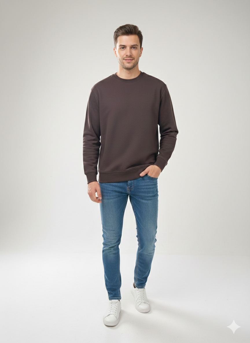 RELAX FIT DÜZ SWEAT