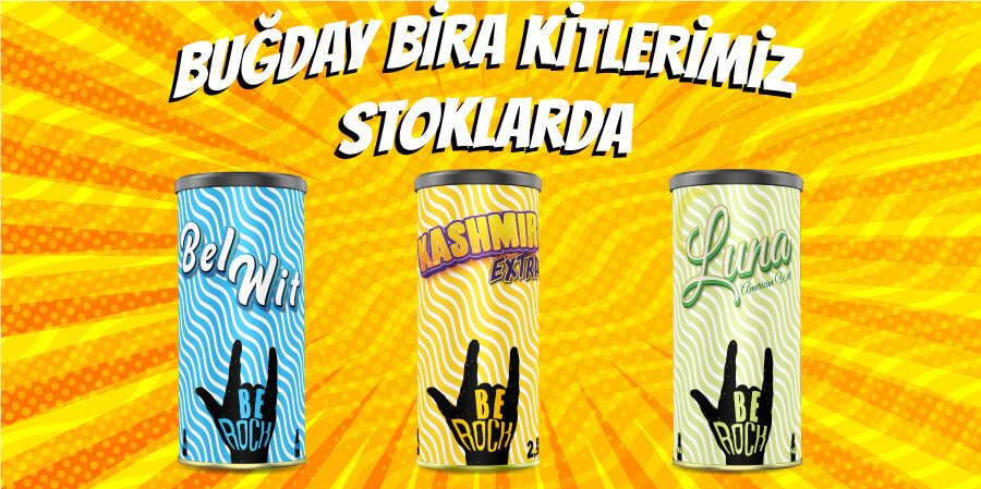  Buğday Bira kitleri stoklarımızda