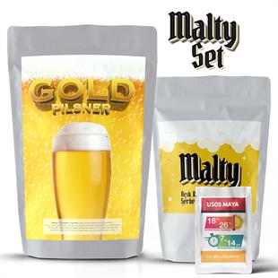 Gold Alu Malty Set