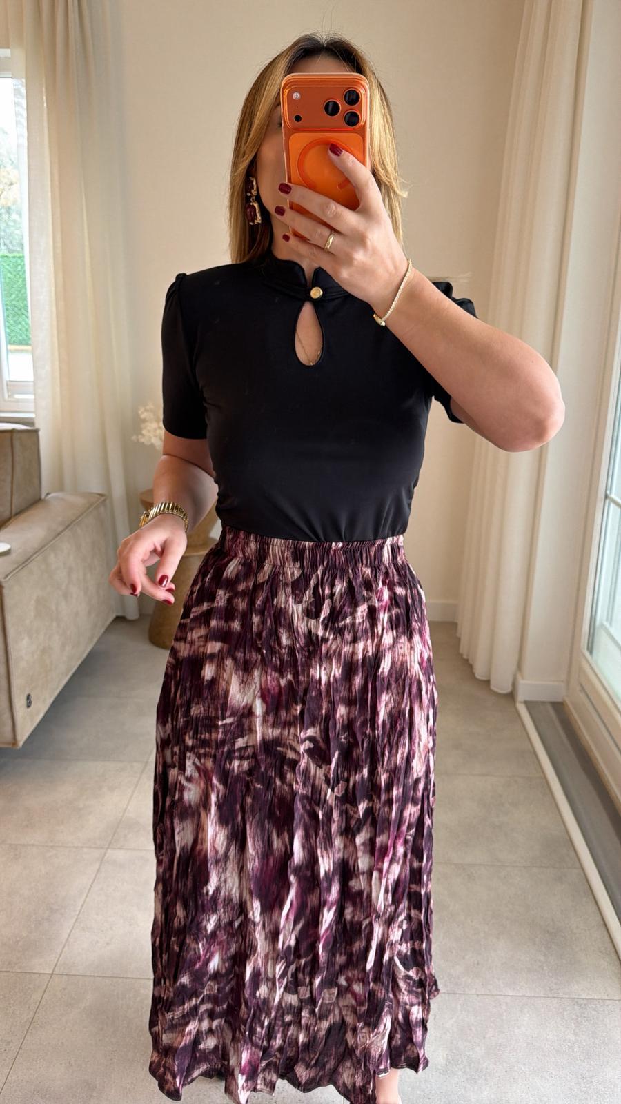 9005 Siyah Hakim Yaka Bluz