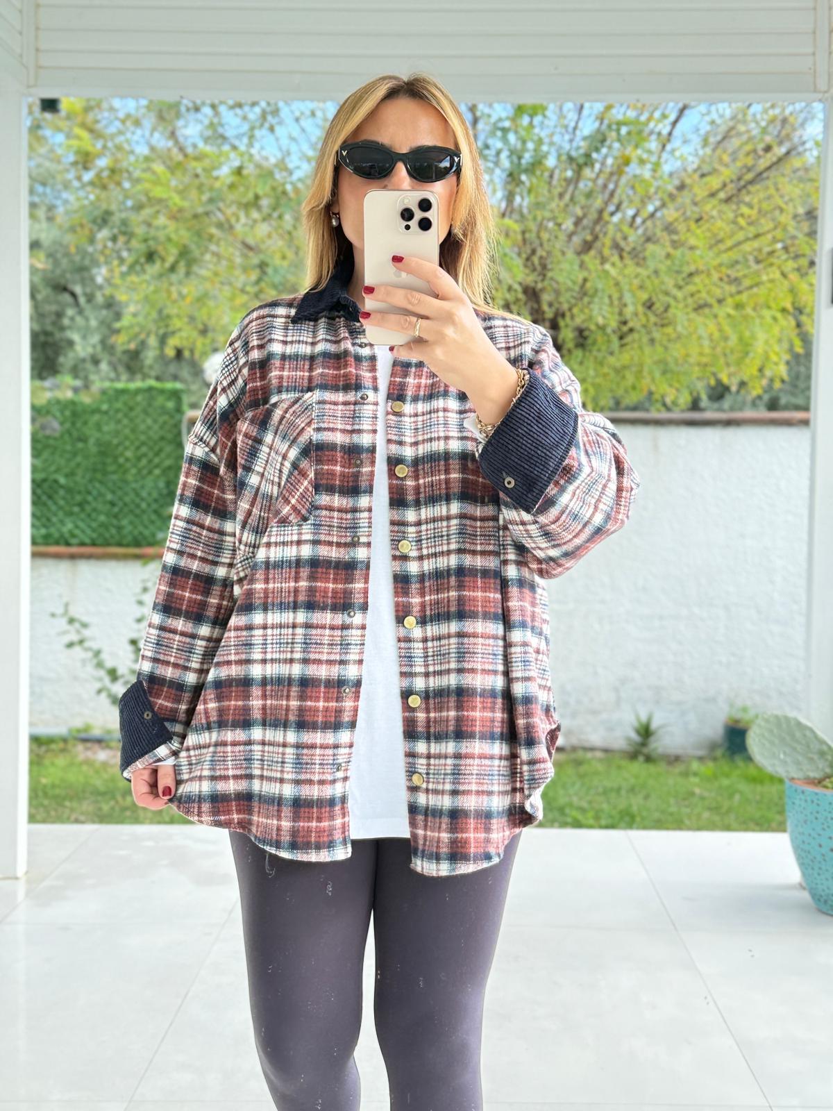8770 Bordo Oduncu Gömlek