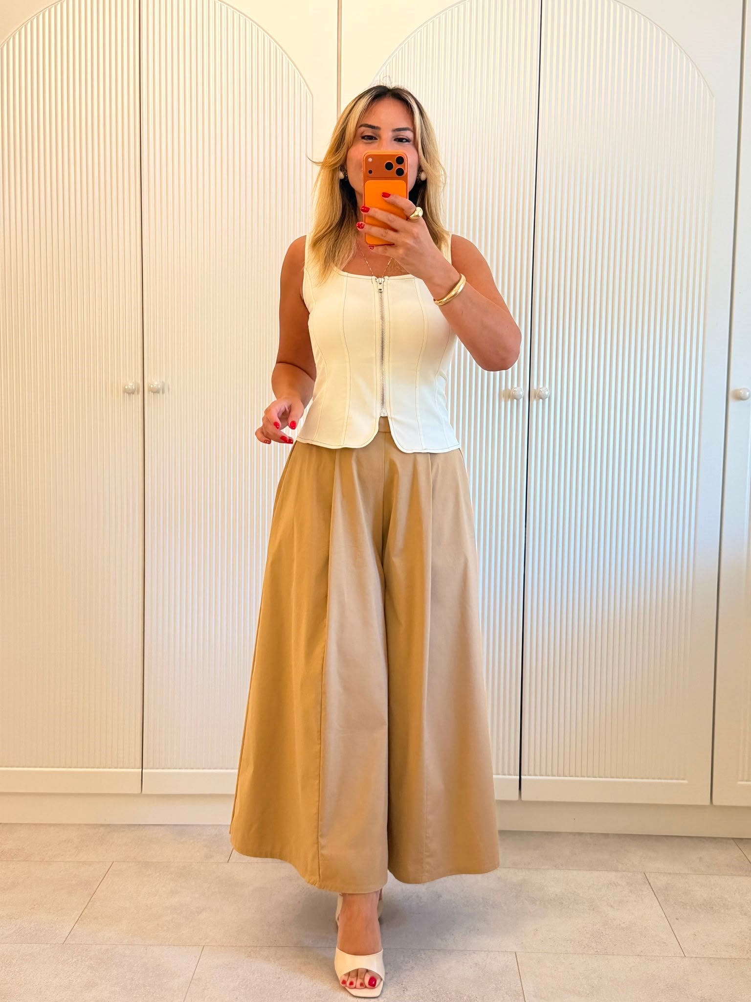 9629 Latte Premium Pantolon Etek