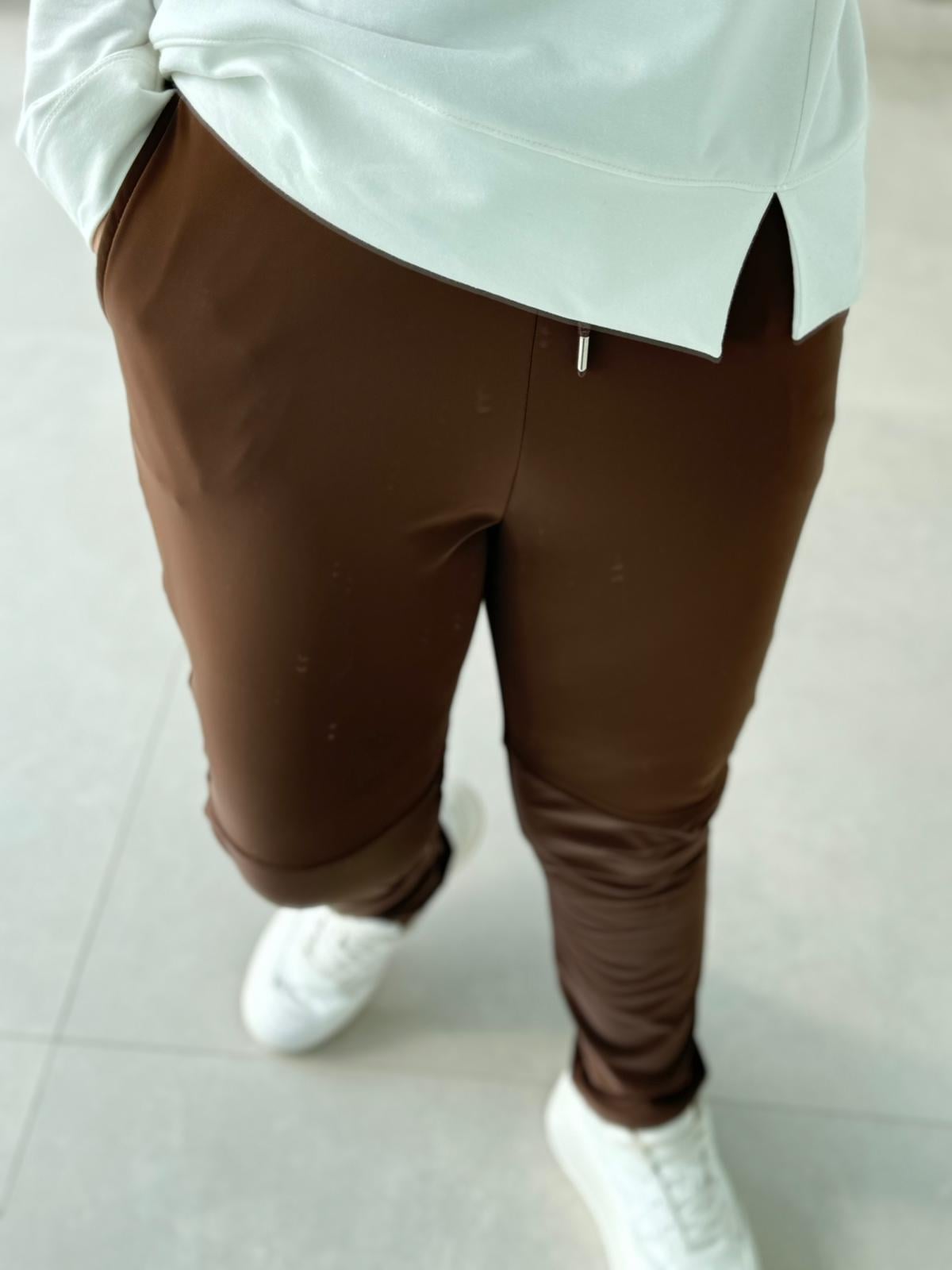 6939 Bel İpli Kahve Pantolon