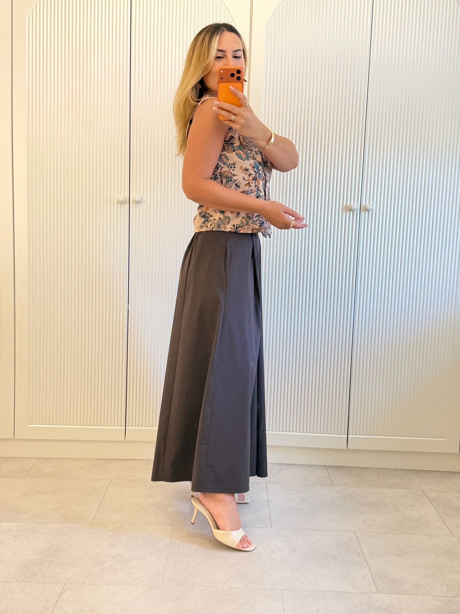 9681 Acı Kahve Premium Pantolon Etek