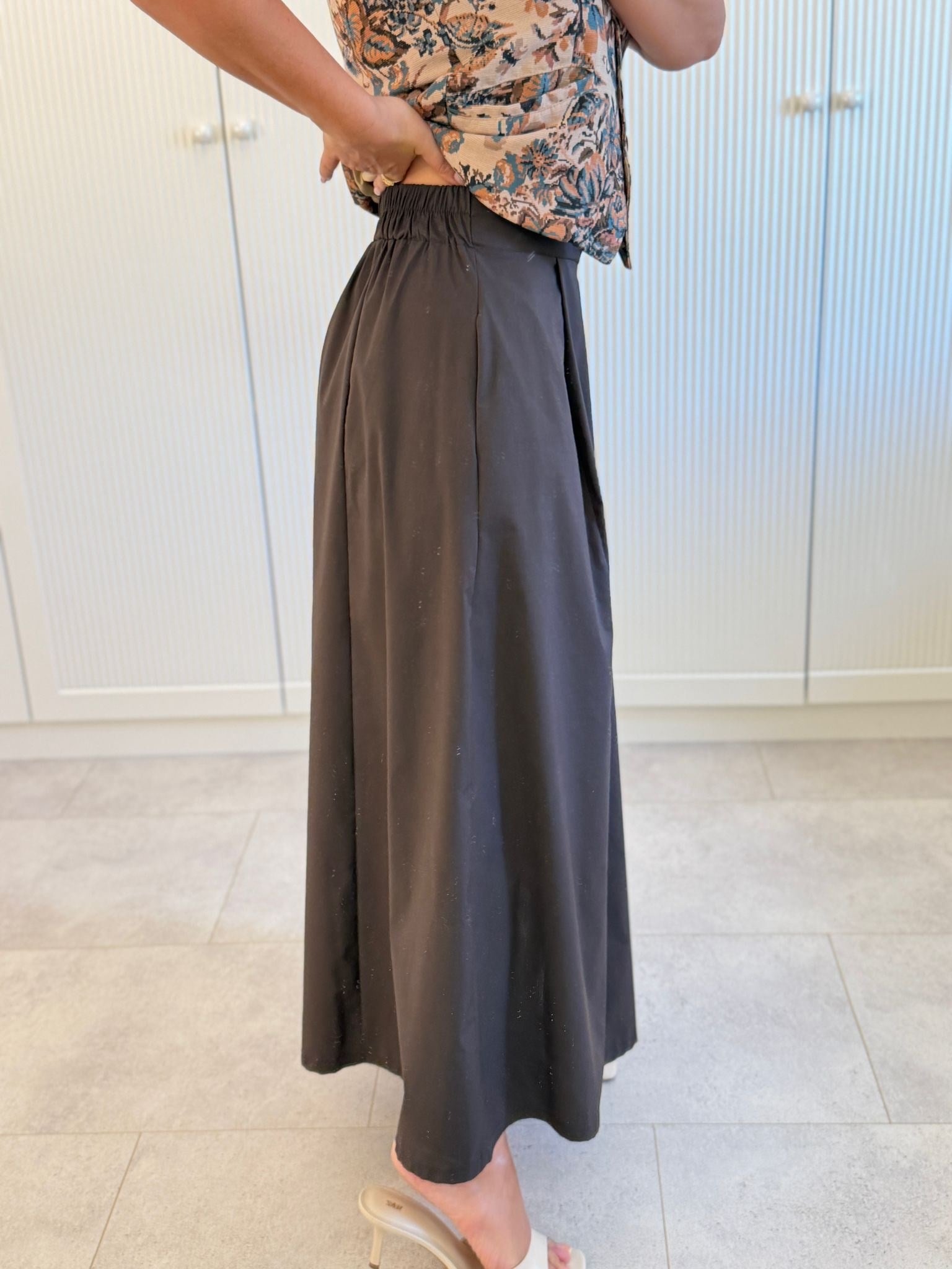 9681 Acı Kahve Premium Pantolon Etek