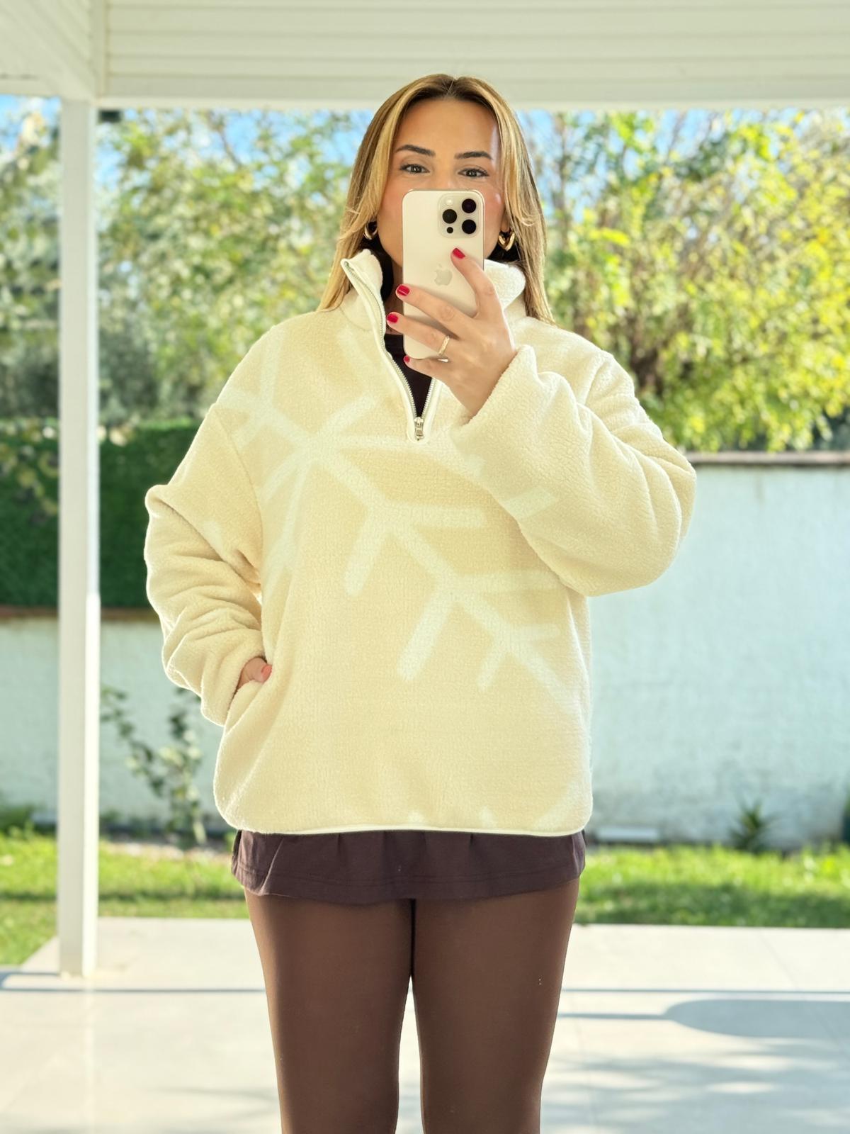8784 Kar Tanesi Teddy Sweat