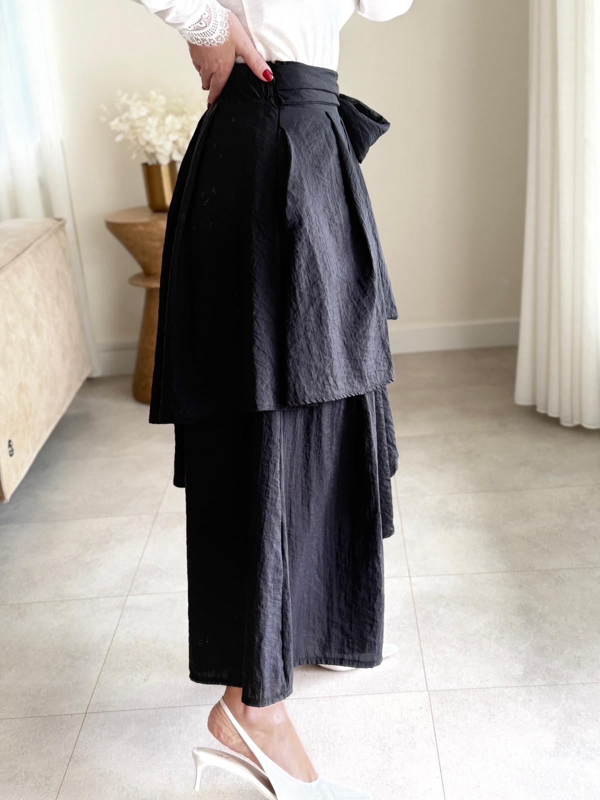 8997 Siyah Pantolon Etek