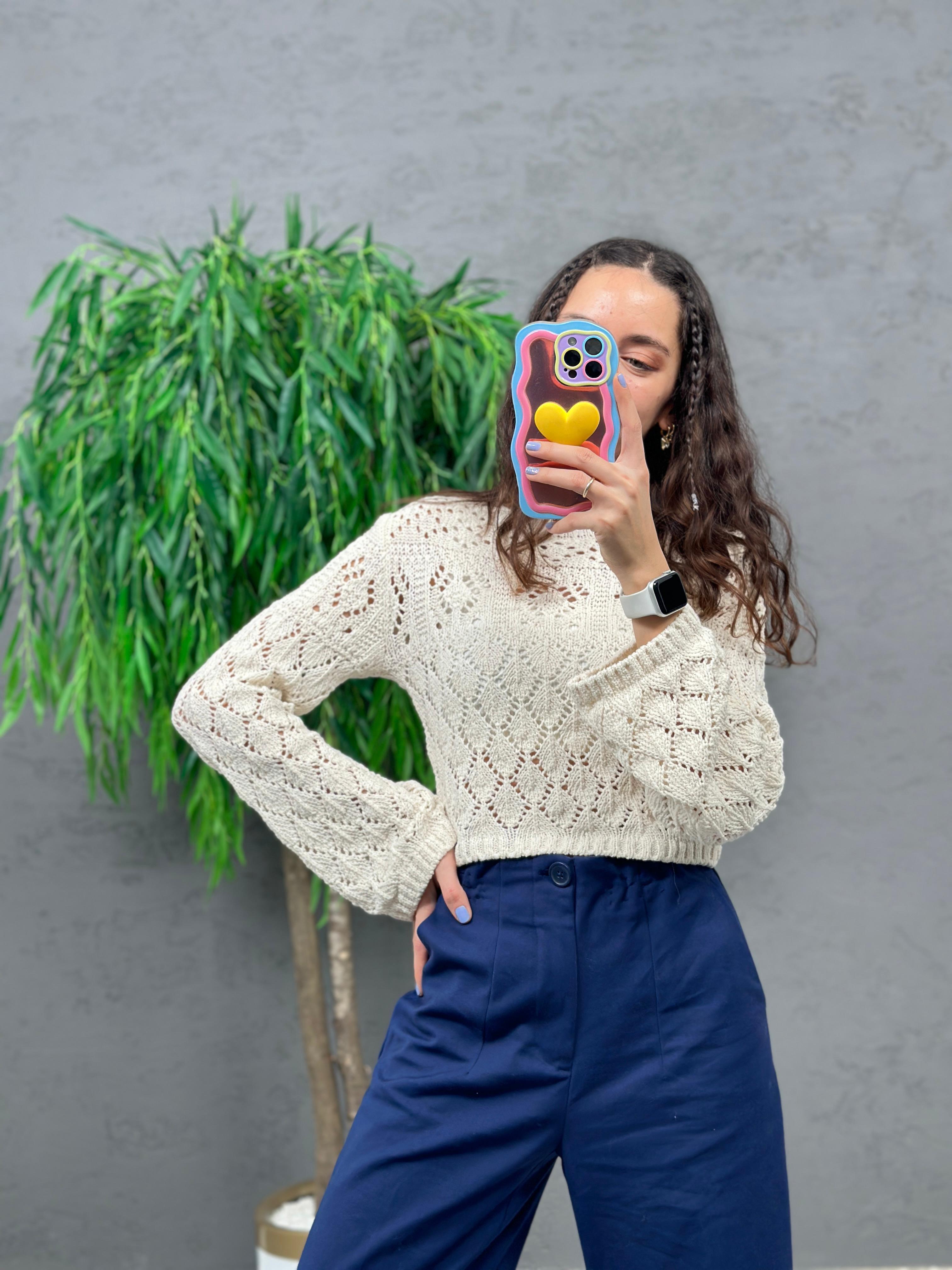 3408 Orj Marka Delikli Triko