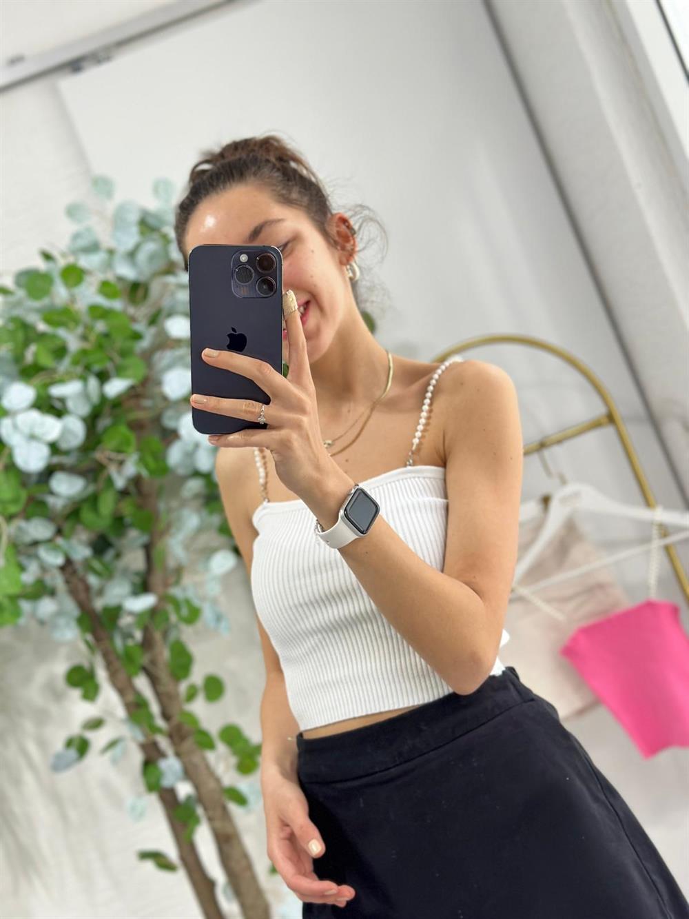 3320 İnci Detaylı Crop