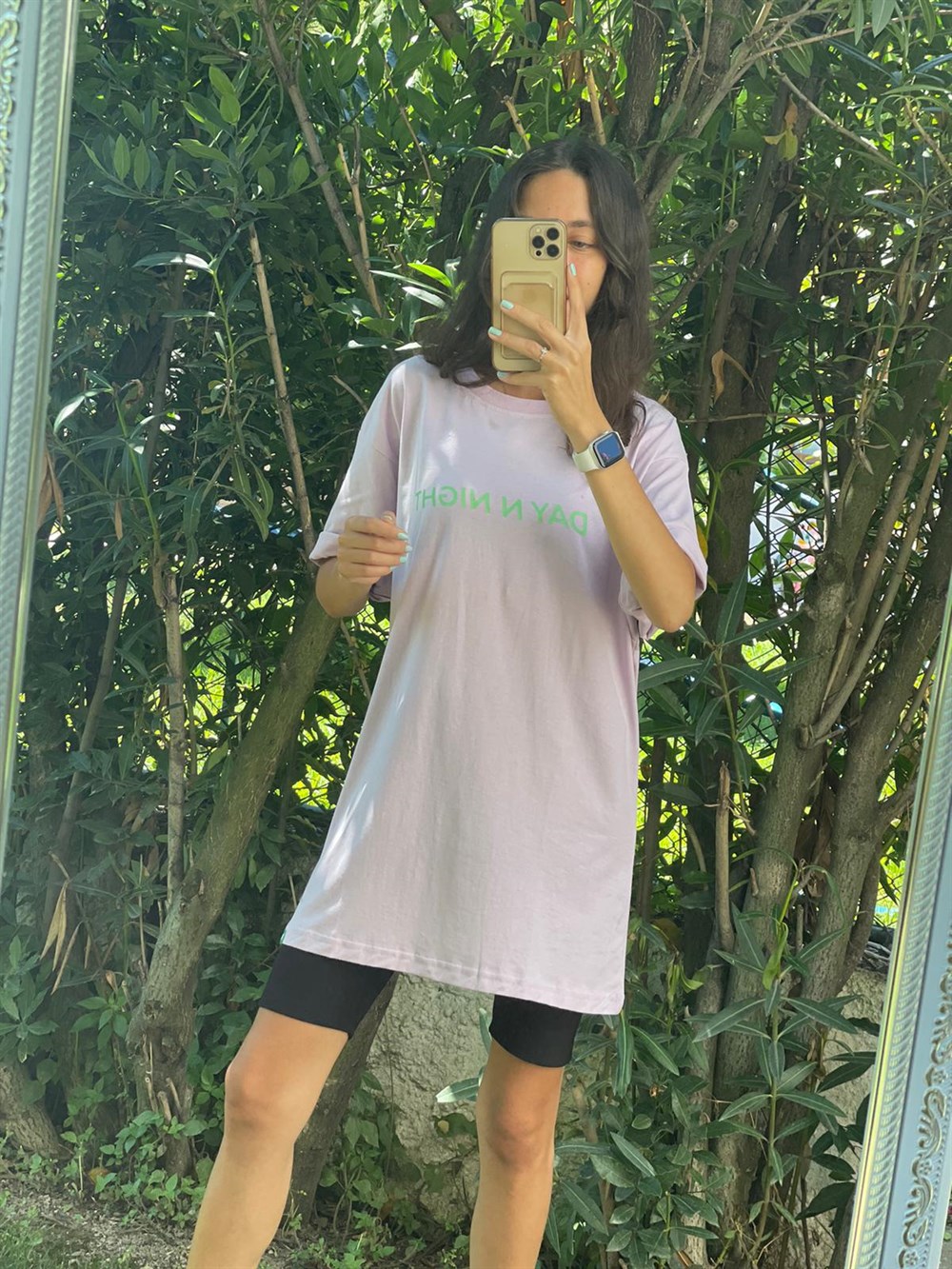 3155 Pembe Day N Nıght T-Shırt