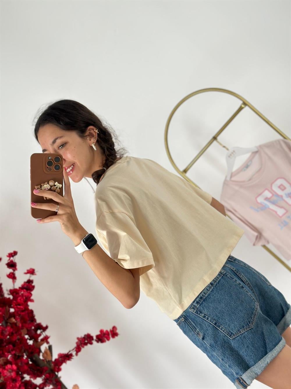 3347 Soft Sarı Tshirt