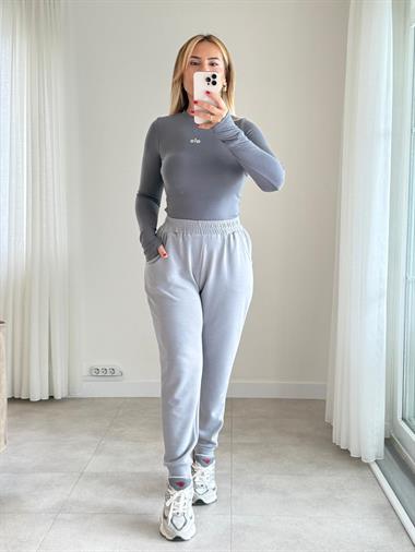 6808 Gri Modal Eşofman Altı