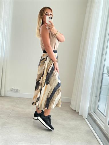 8257 Camel Modal Atlet Bluz