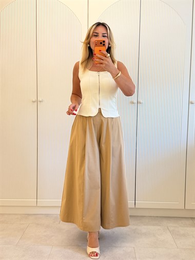 9629 Latte Premium Pantolon Etek