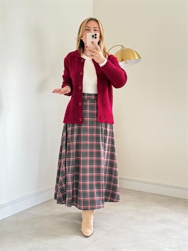 8819 Antrasit Ekose Etek