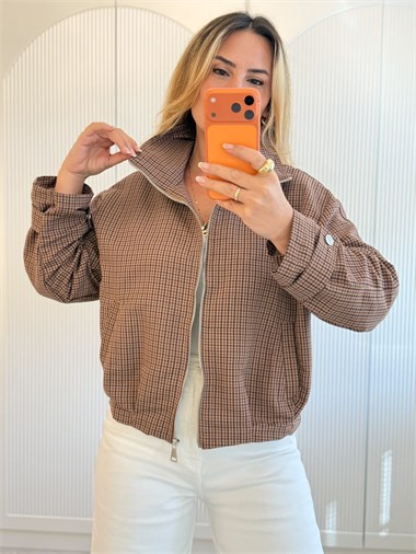 9745 Camel Pötikare Bomber Ceket