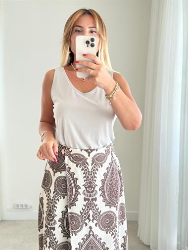 8484 Taş Modal Atlet Bluz