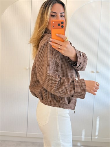 9745 Camel Pötikare Bomber Ceket