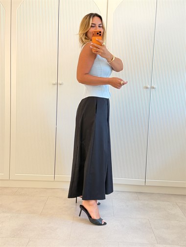 9612 Siyah Premium Pantolon Etek
