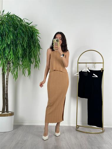 3324 Bej Triko Takım