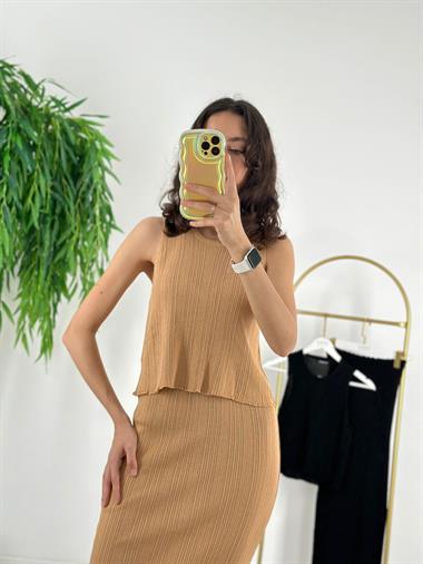 3324 Bej Triko Takım