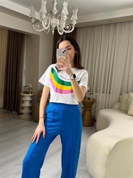 3244 Beyaz Renkli Crop