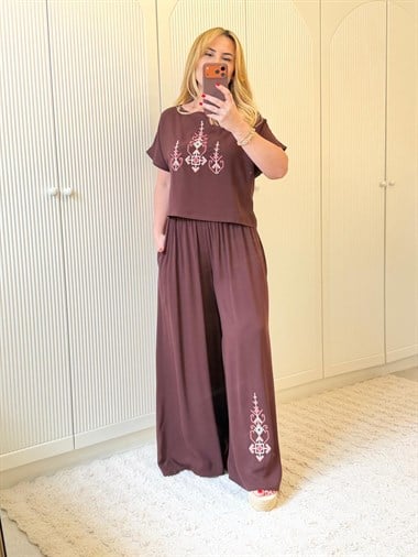 9280 Kahve Nakış İşleme Takım